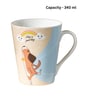 Clay Craft Fine Ceramic Zing With Toy Milk Mug 1 Piece -340 ml (411)
