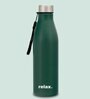 Clay Craft Vacbott Bingo SS Lid Single Walled Non Insulated Water Bottle, 1200 ml (Green) Steel Water Bottles for School, Office, Home, Gym, Water Bottle for Men Leakproof, Rust free Steel Bottle