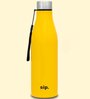 Clay Craft Vacbott Bingo SS Lid Single Walled Non Insulated Water Bottle, 1200 ml (Yellow) Steel Water Bottles for School, Office, Home, Gym, Water Bottle for Men Leakproof, Rust free Steel Bottle