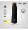 Clay Craft Vacbott Chariot Cork SS Lid Single Walled Non Insulated Water Bottle, 900 ml (Texture) Steel Water Bottles for School, Office, Home, Gym, Water Bottle for Men Leakproof, Rust free Steel Bottle