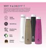 Clay Craft Vacbott Chariott SS Lid Single Walled Non Insulated Water Bottle, 900ml (Black) Steel Water Bottles for School, Office, Home, Gym, Water Bottle for Men Leakproof, Rust free Steel Bottle