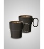 Clay Craft Vacbott Crest Combo Set Single Walled Non Insulated Water Bottle, 900ml, With Single Walled Victor Mug Set of 2 (Black) Steel Bottles for School, Office, Home, Gym, Leakproof, Rust free