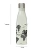 Clay Craft Vacbott Gerald SS Lid Single Walled Non Insulated Water Bottle, 1100 ml (Ivory) Steel Water Bottles for School, Office, Home, Gym, Water Bottle for Men Leakproof, Rust free Steel Bottle