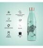 Clay Craft Vacbott Gerald SS Lid Single Walled Non Insulated Water Bottle, 1100 ml (Steel) Steel Water Bottles for School, Office, Home, Gym, Water Bottle for Men Leakproof, Rust free Steel Bottle