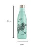 Clay Craft Vacbott Gerald SS Lid Single Walled Non Insulated Water Bottle, 1100 ml (Steel) Steel Water Bottles for School, Office, Home, Gym, Water Bottle for Men Leakproof, Rust free Steel Bottle