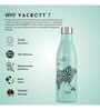 Clay Craft Vacbott Gerald SS Lid Single Walled Non Insulated Water Bottle, 1100 ml (Steel) Steel Water Bottles for School, Office, Home, Gym, Water Bottle for Men Leakproof, Rust free Steel Bottle