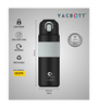 Clay Craft Vacbott Vaccum Bottle, Amber Insulated Double Walled 24 Hours Hot and Cold Water Bottle, 700 ml, Black -1 Piece Steel Water Bottles for School, Office, Home, Gym, Leakproof, Rust free Bottle