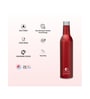 Clay Craft Vacbott Vaccum Bottle, Ivy Wine Insulated Double Walled 24 Hours Hot and Cold Water Bottle