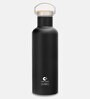 Clay Craft Vacbott Vaccum Bottle, Kitkat Double Walled 24 Hours Hot and Cold Water Bottle, 700ml (Black) Steel Water Bottles for School, Office, Home, Gym, Leakproof, Rust Free Steel Bottle