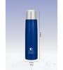 Clay Craft Vacbott Vaccum Bottle, Terra Double Walled 24 Hours Hot and Cold Water Bottle, 750ml (Blue) Steel Water Bottles for School, Office, Home, Gym, Leakproof, Rust Free Steel Bottle