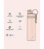 Clay Craft Vacbott Vaccum Bottle, Zing Double Walled 24 Hours Hot and Cold Water Bottle, 780ml (Cream) Steel Water Bottles for School, Office, Home, Gym, Leakproof, Rust Free Steel Bottle