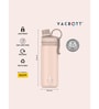 Clay Craft Vacbott Vaccum Bottle, Zing Double Walled 24 Hours Hot and Cold Water Bottle, 780ml (Cream) Steel Water Bottles for School, Office, Home, Gym, Leakproof, Rust Free Steel Bottle