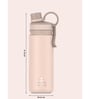 Clay Craft Vacbott Vaccum Bottle, Zing Double Walled 24 Hours Hot and Cold Water Bottle, 780ml (Cream) Steel Water Bottles for School, Office, Home, Gym, Leakproof, Rust Free Steel Bottle