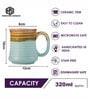 Clay Mist Coffee Mug Set of 2 (320 ML Each) Microwave Safe Coffee Mugs