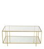 Clayton Coffee Table In Gold Finish