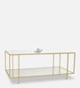 Clayton Coffee Table In Gold Finish