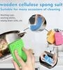 Assorted Cleaning Scrub Sponge (Pack of 3)