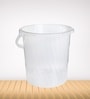 Clear 25 Ltr Polypropylene Bucket Set (Set of 2)