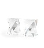 Clear Farren Crystal Bookend