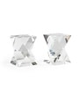 Clear Farren Crystal Bookend