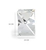 Clear Farren Crystal Bookend