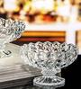 Clear Glass Caspian Dessert Bowl set of 6pcs
