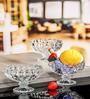 Clear Glass Caspian Dessert Bowl set of 6pcs