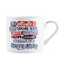 Contemporary Glass Coffee Mug (Set of 2)