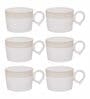 Glamorous Glass Tea Cups (Set of 6) 