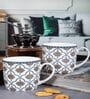 Glamorous Glass Coffee Mug (Set of 2)