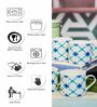 Contemporary Glass Coffee Mug (Set of 6)
