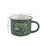 Contemporary Glass Coffee Mug (Set of 4)