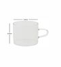 Contemporary Glass Coffee Mug (Set of 6)