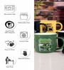 Contemporary Glass Coffee Mug (Set of 4)