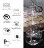 Glamorous Glass Coffee Mug (Set of 4)