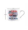Contemporary Glass Coffee Mug (Set of 2)