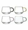 Glamorous Glass Coffee Mug (Set of 4)