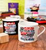 Contemporary Glass Coffee Mug (Set of 2)