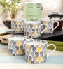 Contemporary Glass Coffee Mug (Set of 6)