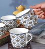 Glamorous Glass Coffee Mug (Set of 2)