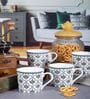 Glamorous Glass Coffee Mug (Set of 6)