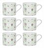 Glamorous Glass Coffee Mug (Set of 6)