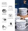 Glamorous Glass Coffee Mug (Set of 6)