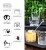 Slender Glass Whiskey Glasses (Set of 6)