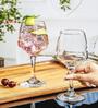 Clear Glass Meridiam Wine Glass set of 4pcs