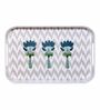 Multicolour ContemporaryMelamine Rectangular Serving Tray