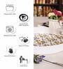 White Contemporary  Melamine Round Serving Tray