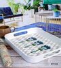 Multicolour ContemporaryMelamine Rectangular Serving Tray