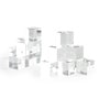 Clear Gwen Crystal Bookend