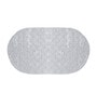 Clear Solid PVC 27x15 Inches Antiskid Shower Bath Mat